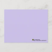 Schilderachtig Prairie Blue Flax Flowers Miss U Briefkaart (Achterkant)