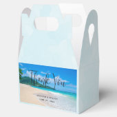 Schilderachtig proeffoto van Tropische Bestemming Bedankdoosjes (Geopend)