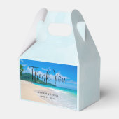 Schilderachtig proeffoto van Tropische Bestemming Bedankdoosjes (Voorkant Zijde)