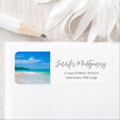 Schilderachtig proeffoto van Tropische Bestemming Etiket (Insitu)