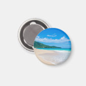 Schilderachtig proeffoto van Tropische Bestemming Magneet (Voorkant / Achterkant)