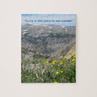 Schilderachtig puzzel in de bergen - "Je bent een  Legpuzzel