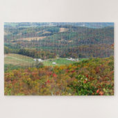 Schilderachtig puzzel in het herfst van het herfst (Horizontaal)