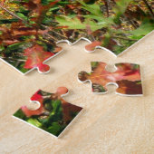 Schilderachtig puzzel in het herfst van het herfst legpuzzel (Zijkant)