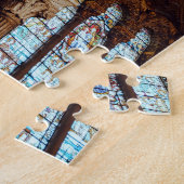 Schilderachtig puzzels Jigzaag Puzzle Comp (Zijkant)