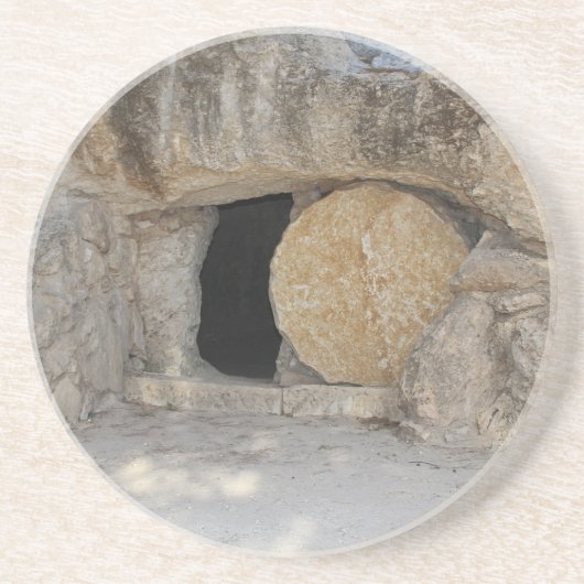 Schilderachtig reeks—Jezus Tomb Onderzetter (Voorkant)