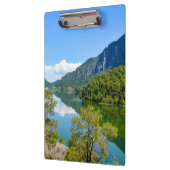 Schilderachtig reflectiefoto van Lake Mountain Klembord (Links)