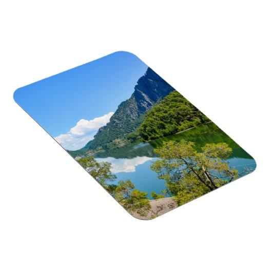 Schilderachtig reflectiefoto van Lake Mountain Magneet (Rechterzijde)