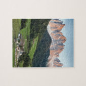 Schilderachtig reis in het Dolomietgebergte in het Legpuzzel (Horizontaal)