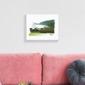 Schilderachtig rijden op het strand canvas afdruk (Insitu (Woonkamer))