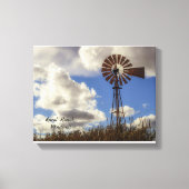 Schilderachtig Rijk Rand Windmill Stretched Canvas Afdruk (Voorkant)