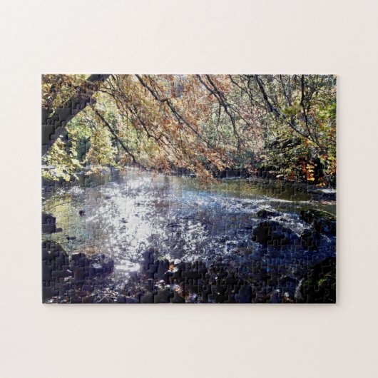 Schilderachtig rivier legpuzzel (Horizontaal)