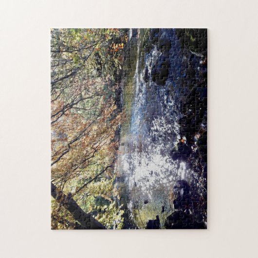 Schilderachtig rivier legpuzzel (Verticaal)