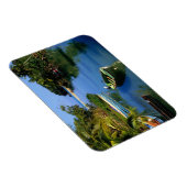 Schilderachtig rivier nabij Ocho Rios in Jamaica Magneet (Rechterzijde)