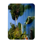Schilderachtig rivier nabij Ocho Rios in Jamaica Magneet (Verticaal)