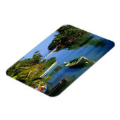 Schilderachtig rivier nabij Ocho Rios in Jamaica Magneet (Linkerzijde)