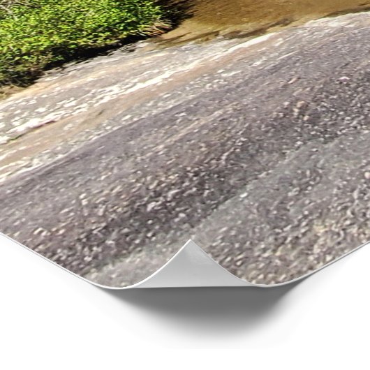 Schilderachtig rivier poster (Hoek)