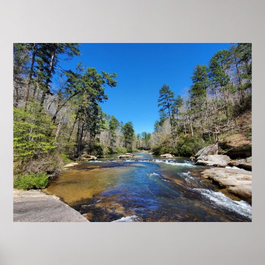 Schilderachtig rivier poster (Voorkant)