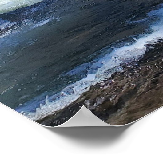 Schilderachtig rivierprofiel poster (Hoek)