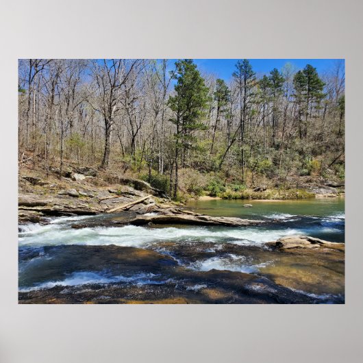 Schilderachtig rivierprofiel poster (Voorkant)