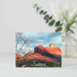 Schilderachtig rode raketten van Sedona Briefkaart