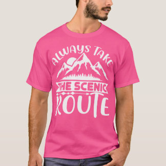 Schilderachtig route liefhebber neem altijd de Sch T-shirt