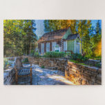 Schilderachtig rustiek huisje tuin bank bossen legpuzzel<br><div class="desc">Deze prachtige puzzels beschikken over een rustiek huisje met een tuinbank omgeven door bossen #adventure #schilderachtig #travel #vacation #outdoors #woodlands #vail #unitedstates #jigsaw #puzzle #jigsawpuzzle #colorado #gifts #fun #stockingstuffers #games #landscape #natuur</div>