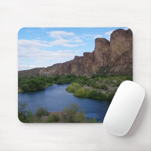 Schilderachtig Saguaro Lake Muismat (Met muis)