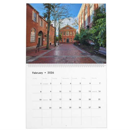 Schilderachtig Salem Massachusetts Kalender (Feb 2026)
