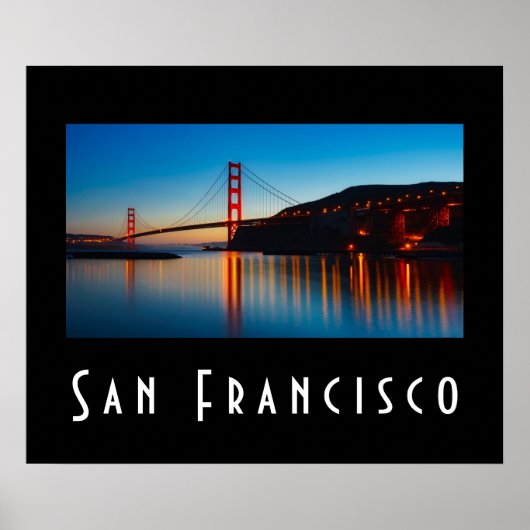 Schilderachtig San Francisco Poster (Voorkant)