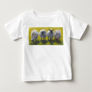 Schilderachtig Schaap Baby T-Shirt