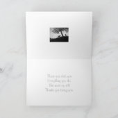 schilderachtig schilderkunst in het landschap bedankkaart (Binnen)