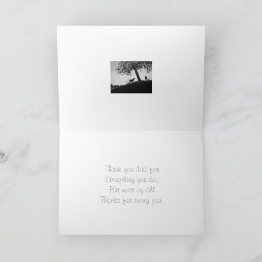 schilderachtig schilderkunst in het landschap bedankkaart (Binnen)