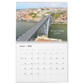 Schilderachtig schoonheid van de Porto Wall Calend Kalender (Mar 2026)
