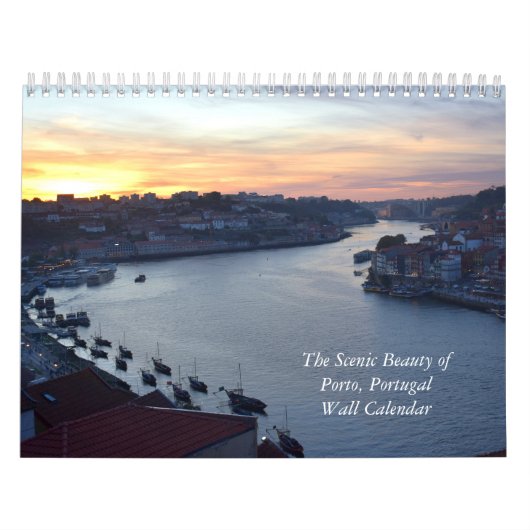 Schilderachtig schoonheid van de Porto Wall Calend Kalender (Hoes)