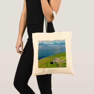 Schilderachtig Schotse foto van de Donderste Castl Tote Bag