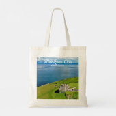 Schilderachtig Schotse foto van de Donderste Castl Tote Bag (Achterkant)