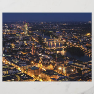 Schilderachtig schroefboek Frankfurt Night