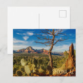 Schilderachtig Sedona Arizona Desert Briefkaart me (Voorkant / Achterkant)