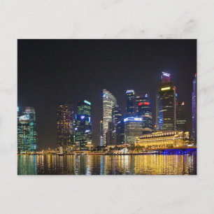 Schilderachtig Singapore Skyline Briefkaart