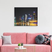 Schilderachtig Singapore Skyline Canvas Afdruk (Insitu (Woonkamer))