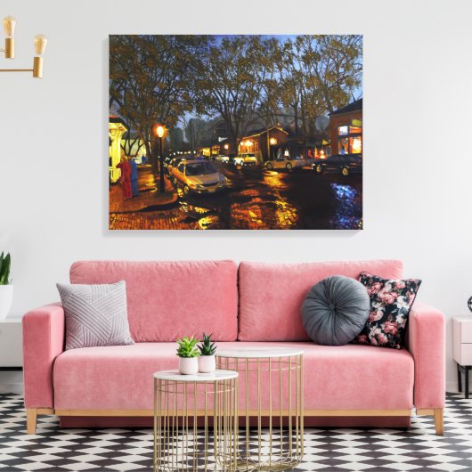 Schilderachtig Sint-Charles Historic District III Canvas Afdruk (Insitu (Woonkamer))