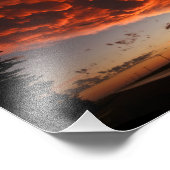 Schilderachtig SK Mammatus Clouds Foto Afdruk (Hoek)