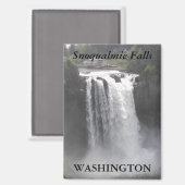 Schilderachtig Snoqualmie Herfsten, Washington Magneet (Voorkant / Achterkant)