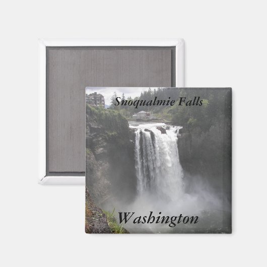 Schilderachtig Snoqualmie Herfsten, Washington Magneet (Voorkant / Achterkant)