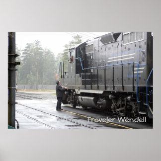 Schilderachtig spoorweg Adirondack, station Thenda Poster
