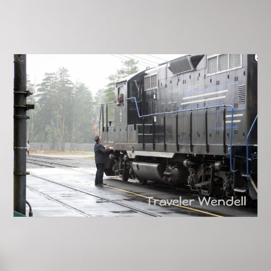 Schilderachtig spoorweg Adirondack, station Thenda Poster (Voorkant)