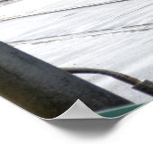 Schilderachtig spoorweg Adirondack, station Thenda Poster (Hoek)