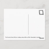 Schilderachtig spoorweg, Kuranda Briefkaart (Achterkant)