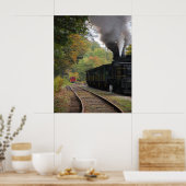 Schilderachtig spoorweg poster (Keuken)